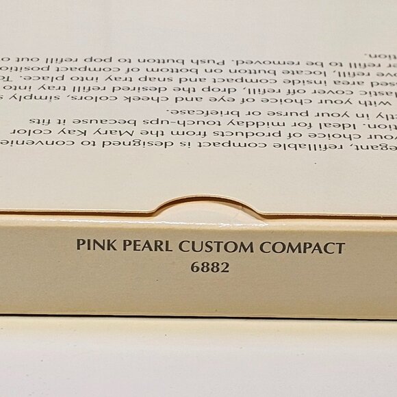 Mary‎ Kay Pink Pearl Custom Compact #6882 - NIB Old Stock - Picture 5 of 6